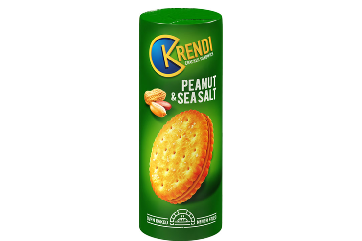 Крекер-сэндвич «Krendi» Peanut&sea salt, 170 г