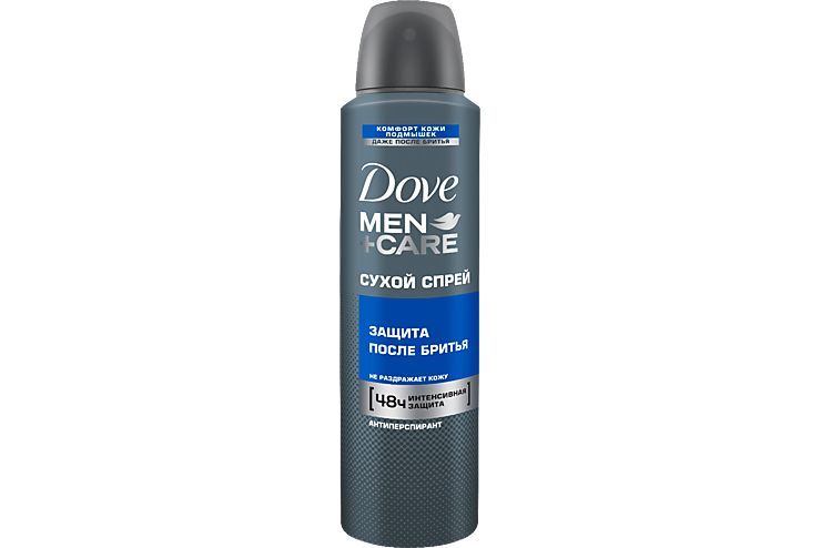Антиперспирант-дезодорант «Dove» MEN+Care Защита после бритья, 150 мл