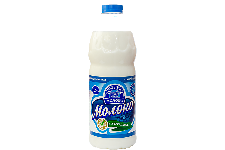 Молоко 2.5% «Томское молоко», 1,4 кг