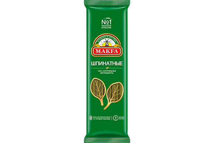 Макаронные изделия «Makfa» Спагетти шпинатные, 500 г