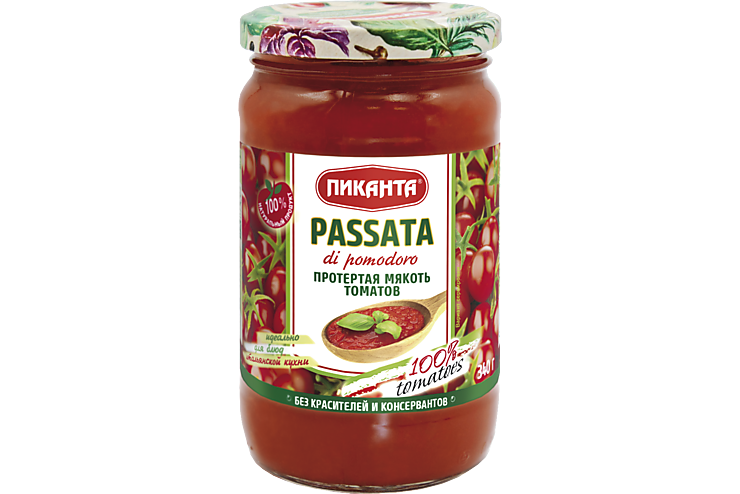 Мякоть томатов протертая «Пиканта» Passata, 340 г