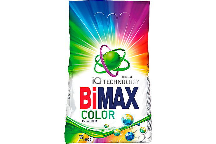 Стиральный порошок BiMax «Сила цвета» Color Automat, 6 кг