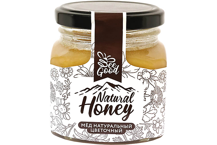 «Natural Honey», мёд цветочный, 330 г