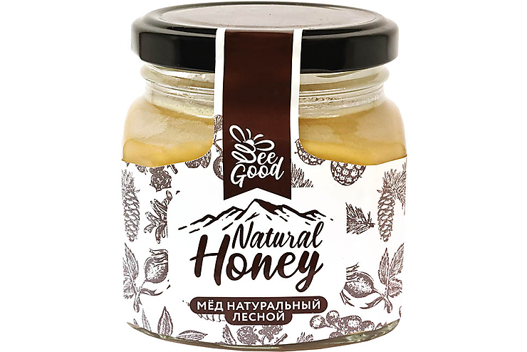 «Natural Honey», мёд лесной, 330 г