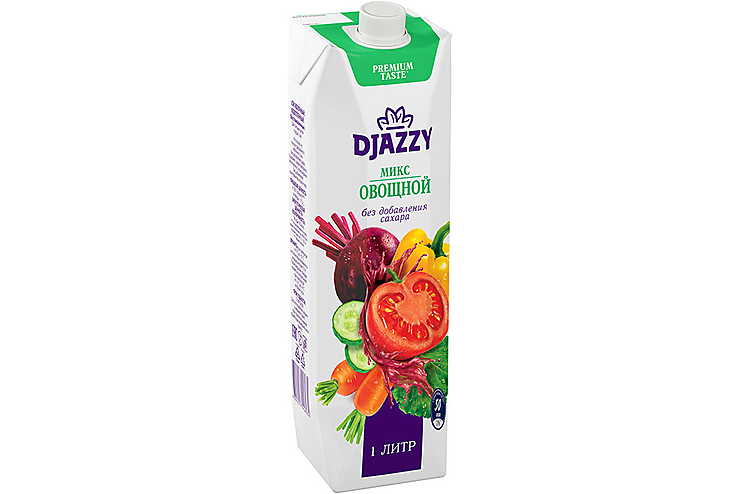 «Djazzy», напиток «Овощной микс», 1л
