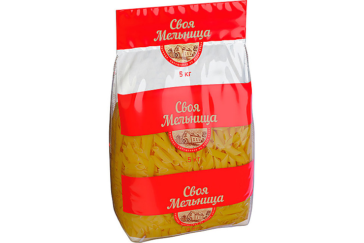 «Своя Мельница», макаронные изделия «Перья», 5 кг
