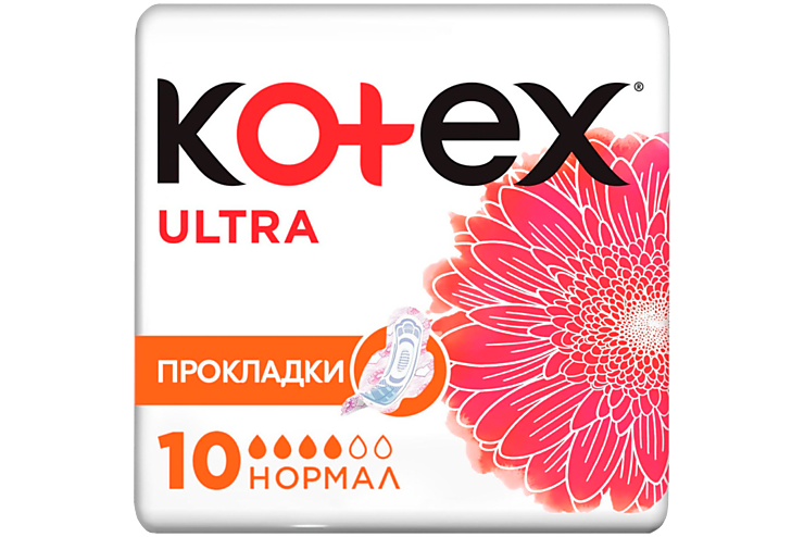 Прокладки «Kotex» Ultra нормал, 10 шт