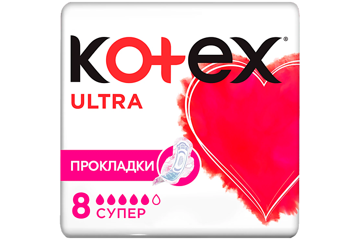 Прокладки «Kotex» Ultra супер, 8 шт