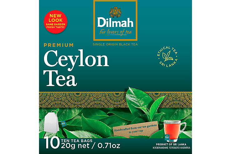 Чай черный «Dilmah» 10 пакетиков
