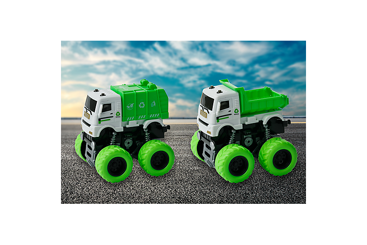 Городская техника «Wild Power» со спецэффектом поворота на 360 градусов, цвет: зелёный Арт. D400-19A-HW