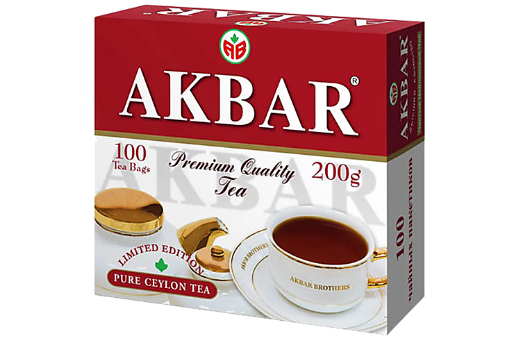 Чай черный «Akbar» 100 пакетиков