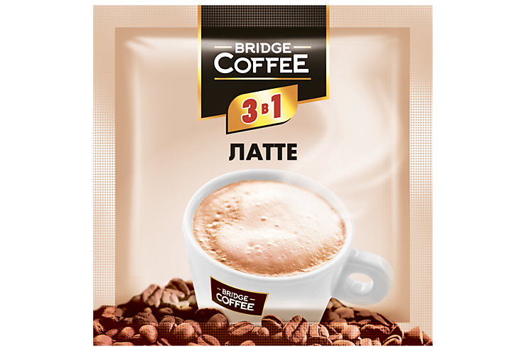 Напиток кофейный «Bridge Coffee» 3 в 1 Латте, 20 г