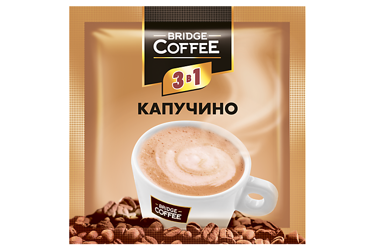 Напиток кофейный «Bridge Coffee» 3 в 1 Капучино, 20 г