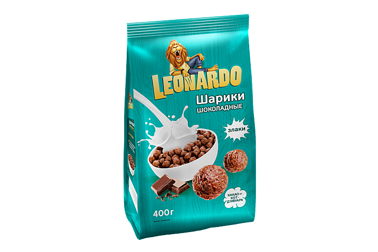 Готовый завтрак «Leonardo» Шоколадные шарики, 400 г