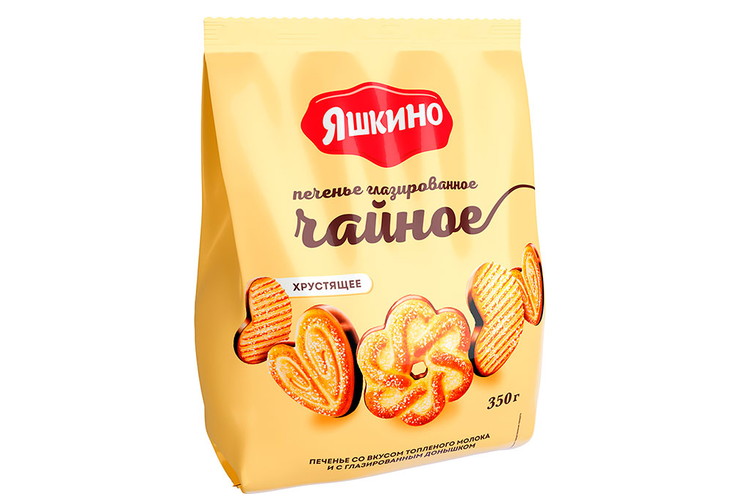 «Яшкино», печенье «Зебра» со вкусом топлёного молока, 350 г «Яшкино», печенье «Зебра» со вкусом топлёного молока, 350 г