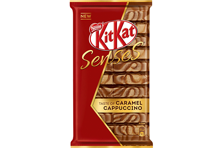 Шоколад «KitKat» Senses Taste of caramel cappuccino, 112 г