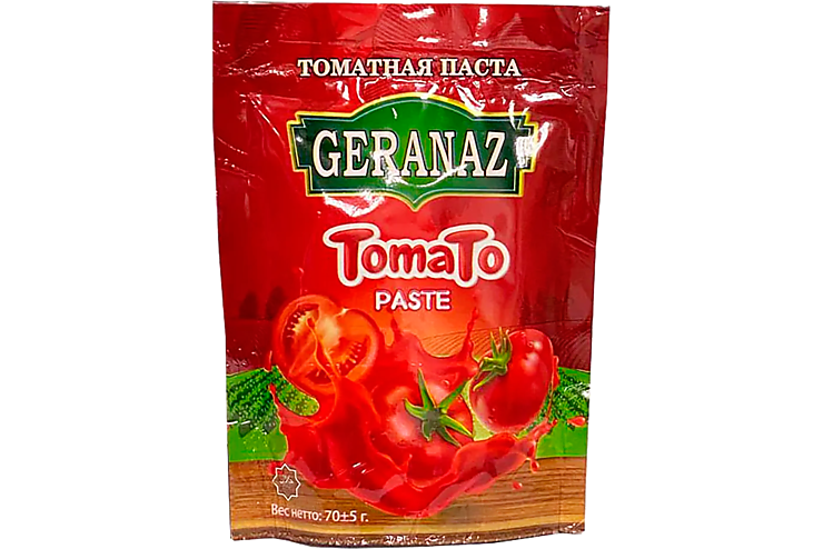 Паста томатная «Geranaz», 70 г
