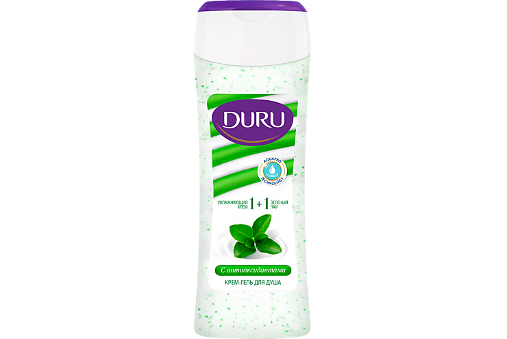 Крем-гель для душа «Duru» 1+1 Зеленый чай, 250 мл