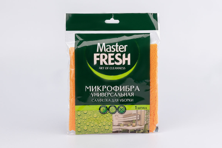 Салфетка «Master Fresh» из микрофибры 30*30 см Салфетка «Master Fresh» из микрофибры 30*30 см