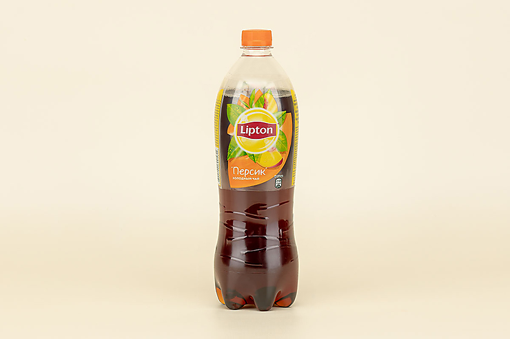 Черный чай «Lipton» со вкусом персика, 1 л