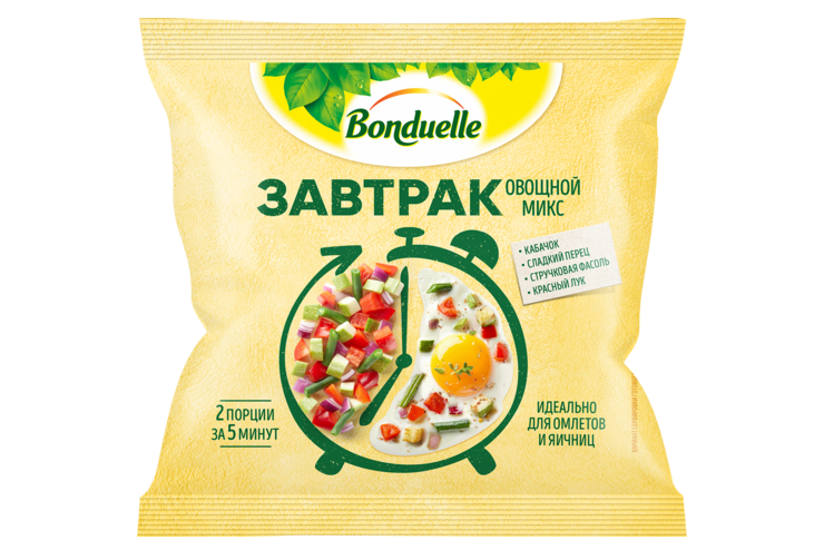 Овощной микс «Bonduelle» «Завтрак» с кабачком, 200 г Овощной микс «Bonduelle» «Завтрак» с кабачком, 200 г