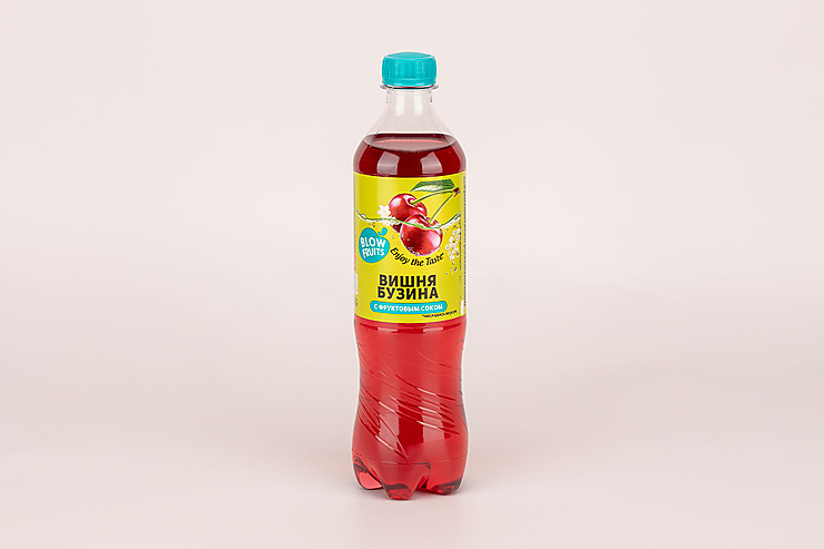 Газированная вода «Blow Fruits» со вкусом Вишня – бузина, 600 мл