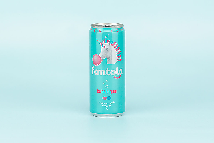 Напиток газированный «Fantola» Bubble Gum, 330 мл