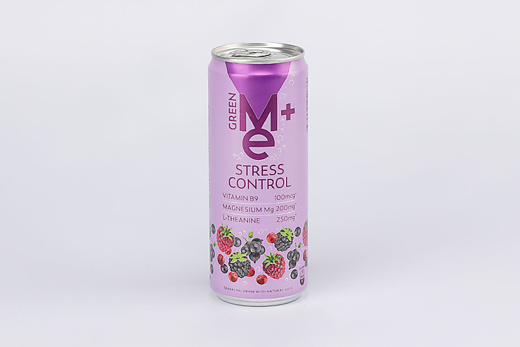Напиток газированный «Green Me+» Stress control, 330 мл