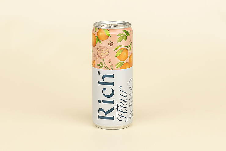 Напиток сокосодержащий «Rich» из винограда, лимонов и мандаринов, 330 мл