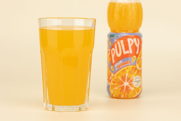 Напиток сокосодержащий «Pulpy» Апельсин, 450 мл
