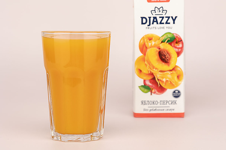 Сок «Djazzy» яблоко-персик, 1 л