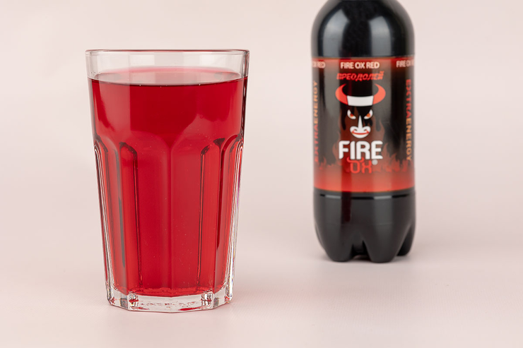 Энергетический напиток «Fire OX» Red, 500 мл