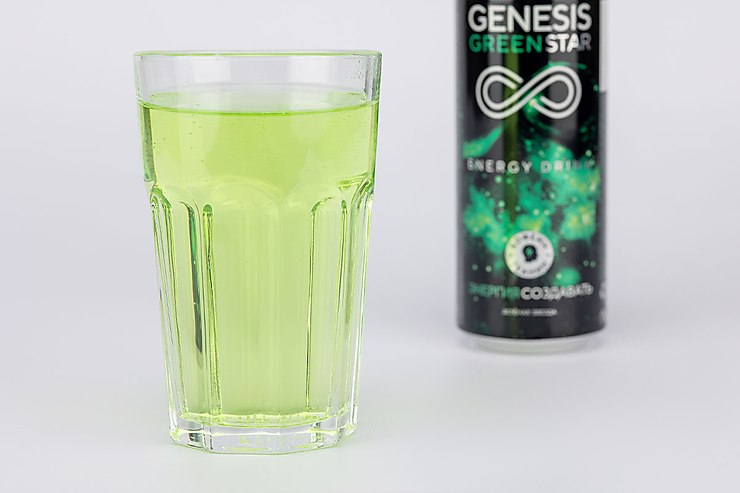 Энергетический напиток «GENESIS» Green Star, 500 мл