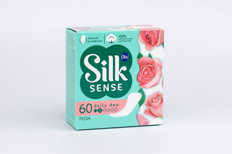 Прокладки ежедневные «Ola!» Daily deo Бархатная роза, 60 шт