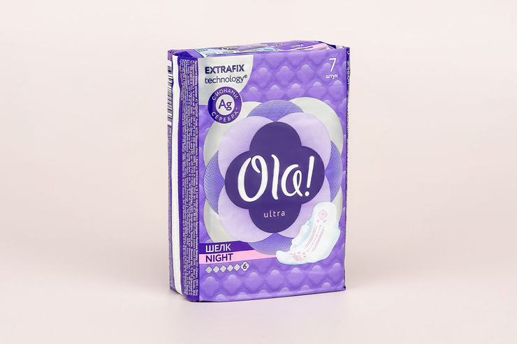 Прокладки «Ola!» Ultra Night, 7шт Прокладки «Ola!» Ultra Night, 7шт