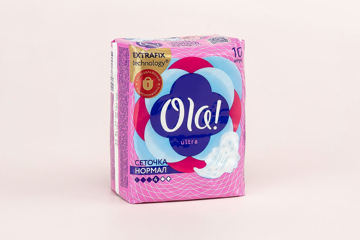 Прокладки «Ola! Ultra» Сеточка Normal, 10 шт Прокладки «Ola! Ultra» Сеточка Normal, 10 шт