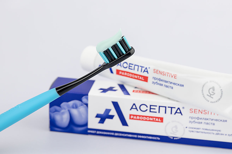 Зубная паста «Асепта» Sensitive 2 по цене 1,, 75 г