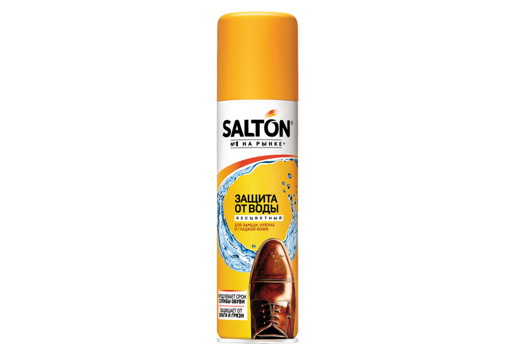 Спрей «Salton» бесцветный Защита от воды для замши, нубука и гладкой ...