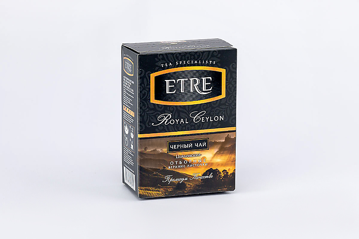 Чай «Etre» Royal Ceylon черный цейлонский крупнолистовой, 100 г
