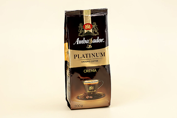 Кофе молотый «Ambassador» Platinum Crema, 200 г