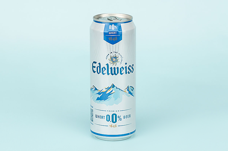 Пивной напиток «Edelweiss» Пшеничный, безалкогольный