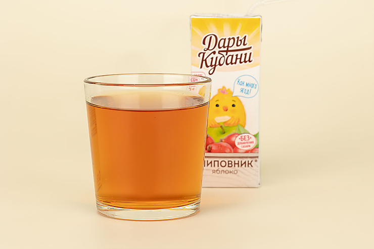 Сок «Дары Кубани» Шиповник-яблоко, 200 мл