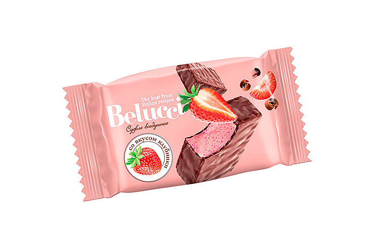 «Belucci», конфеты со вкусом клубники (коробка 1,2 кг)