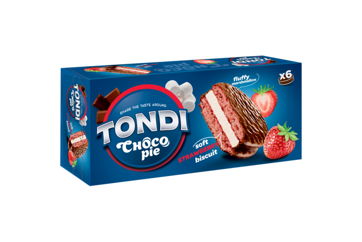 Choco Pie «Tondi» Клубничный, 180 г – купить по приятной цене с ...