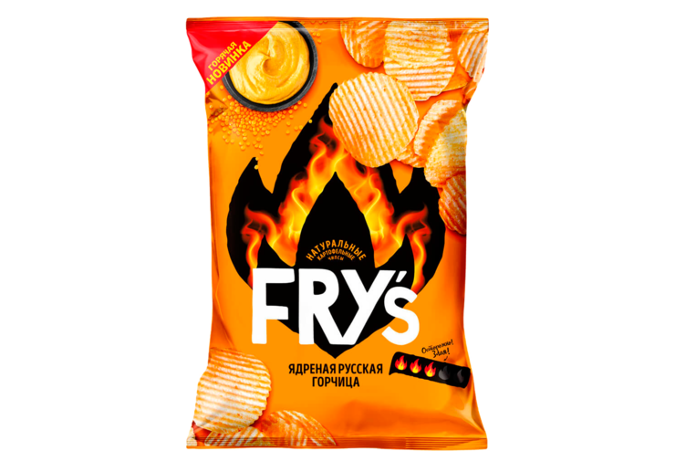 Чипсы «FRY's» Ядреная русская горчица, 80 г Чипсы «FRY's» Ядреная русская горчица, 80 г