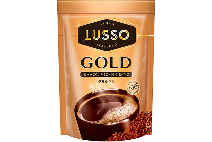 «LUSSO», кофе Gold, растворимый, 40 г