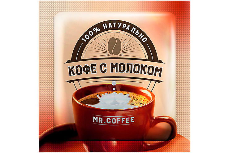 «Mr. Coffee», напиток кофейный 3в1 «Кофе с молоком»,5шт* 20 г