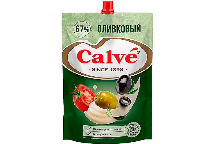 «Calve», майонез «Оливковый» 67%, 400 г