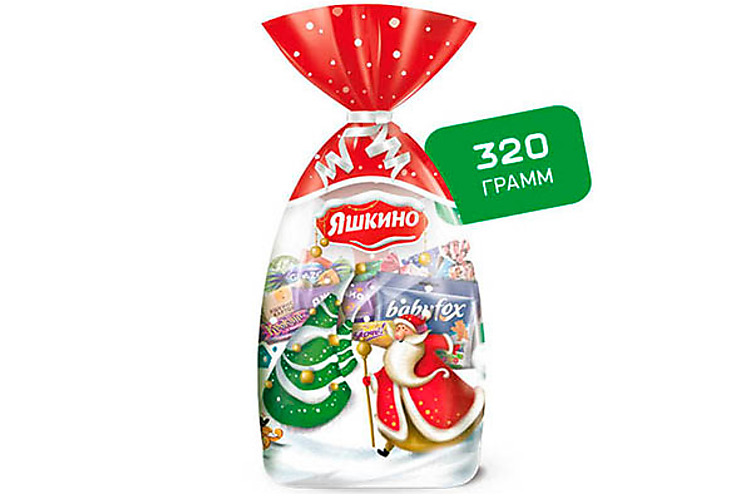 «Яшкино», новогодний набор «Мешочек с конфетами», 320 г