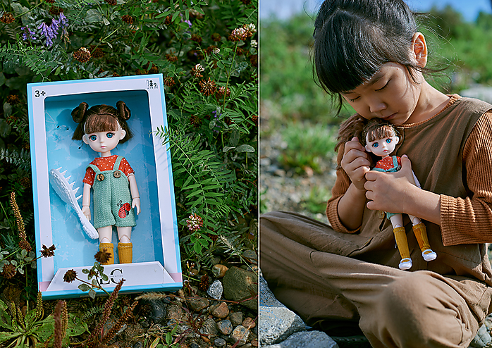 Шарнирная кукла (23 см) с расческой Арт.609-6